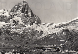 CARTOLINA  C17 CERVINIA-BREUIL M.2004,VALLE D'AOSTA-MONTE CERVINO M.4484-VACANZA,MONTAGNA,BELLA ITALIA,VIAGGIATA 1964 - Sonstige & Ohne Zuordnung