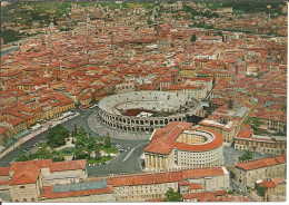 Verona (Veneto) Veduta Aerea Città E Anfiteatro Romano, Arena, Aerial View, Vue Aerienne, Luftansicht - Verona