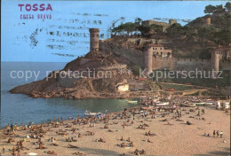 72437717 Tossa De Mar La Playa Grande Al Pie De Su Medieval Muralla Costa Brava - Sonstige & Ohne Zuordnung