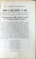 La Clinica Veterinaria - Rassegna Di Polizia Sanitaria E Di Igiene - Annata 1932 - Sonstige & Ohne Zuordnung