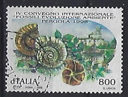 Italy 1998  Kongress Uber Fossilien  (o) Mi.2570 - 1991-00: Usados