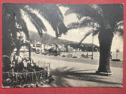 Cartolina - Rapallo ( Genova ) - Passeggiata A Mare 1955 - Genova