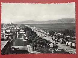 Cartolina - Reggio Calabria - Lungomare - 1955 - Reggio Calabria