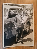 19530.  Fotografia D'epoca  Bambino Prima Comunione In Divisa Militare Auto Aa '60 Italia - 18x13 - Personas Anónimos