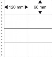 Lindner Einsteckblätter Omnia Weiß 8 Taschen 030P, 20 Stück Neuwertig (VD541 - Andere & Zonder Classificatie