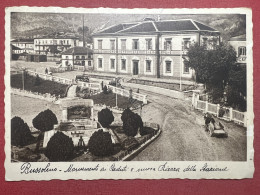 Cartolina - Bussoleno - Monumento Ai Caduti E Nuova Piazza Della Stazione - 1940 - Other & Unclassified