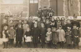 54 - Dombasle : Rare Carte Photo D'un Groupe D'enfants, école De La Cité M.N. à Dombasle - Carte Photo écrite - Other & Unclassified