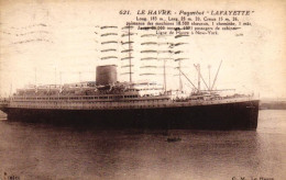 Paquebot "Lafayette" - Le Havre - Dampfer