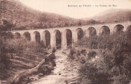 Le Vigan Viaduc Du Rey Thème Train Gare - Le Vigan