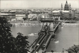 72436806 Budapest Lanchid Kettenbruecke Donau Budapest - Hongarije