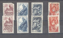 Yvert 823 à 826 - Les Métiers  - 1 Serie De 4 Timbres  Neufs Sans Traces De Charnières + 1 Série Oblitérée - Oblitérés