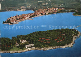 72436697 Porec Otok Sv Nikola Halbinsel Fliegeraufnahme Croatia - Croatie
