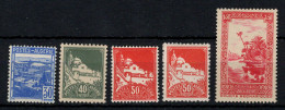 Algerie - YV 171 à 174 N** MNH Luxe , Serie "sans RF" Complete - Unused Stamps