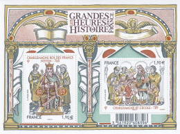 France 2015 Les Grandes Heures De L Histoire De France Charlemagne Bloc Feuillet N°f4943 Neuf** - Mint/Hinged