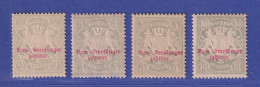Bayern 1895/1903 Portomarken  Mi.-Nr. 10-13 X Postfrisch ** - Ungebraucht
