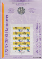 Bundesrepublik Numisblatt 2/2000 EXPO 2000 Hannover Mit 10-DM-Silbermünze - Verzamelingen