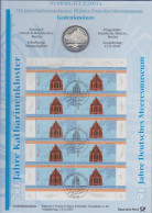 Bundesrepublik Numisblatt 2/2001 Meeresmuseum Stralsund Mit 10-DM-Silbermünze - Collections