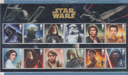 Großbritannien 2015 Star Wars Mi.-Nr. 3795-3806 Satz 12 Werte Kpl. Postfrisch ** - Autres & Non Classés