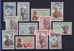 Dahomey 1963 Einheimische Stämme Mi.-Nr. 200-211 Postfrisch **  - Benin – Dahomey (1960-...)