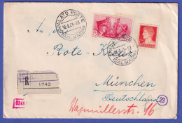 Italien 1941 Mi.-Nr. 310, 627 Auf Zensur-R-Brief Von SPALATO Nach MÜNCHEN - Zonder Classificatie