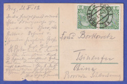 Österreich 1912 Ansichtskarte Prag Gelaufen Nach TSINANFU China - Other & Unclassified