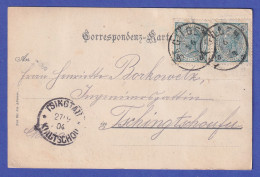 Österreich 1904 Ansichtskarte St. Gilgen Gelaufen Nach TSCHINGTSCHOUFU China - Other & Unclassified