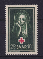 Saarland 1951 Rotes Kreuz Mi.-Nr. 304 Postfrisch ** - Sonstige & Ohne Zuordnung