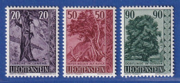 Liechtenstein 1959 Bäume Und Sträucher Mi.-Nr. 377-79 Kpl. Satz **  - Autres & Non Classés