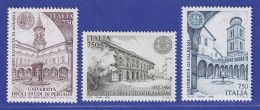 Italien 1996 Universität Perugia, Sassari, Dom , Salerno  Mi-Nr. 2468-70 ** - Unclassified
