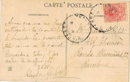 55186. Postal PUIGCERDA (Gerona) 1920. Vista General De La Poblacion - Covers & Documents