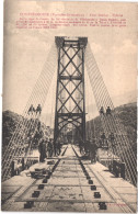 FR66 FONTPEDROUSE - Fau - Construction De Ligne De Cerdagne - Pont Gisclar Ouvriers Sur Un Pylône - Animée Belle - Autres & Non Classés