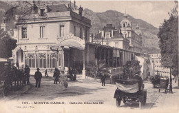 BELLE CP DE MONTECARLO DES ANNEES  1900/20 .. INTERESSANT - Monte-Carlo