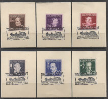 ÖSTERREICH - ERFINDER / 6-12-1936 ANK 632/37 - YT 489/94 - FDC  SATZ  (ref 7484) - Usados