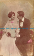 R130440 Old Postcard. Woman And Man. Oranotypie - Monde