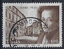 Italy 1998  Giacomo Leopardi  (o) Mi.2578 - 1991-00: Oblitérés