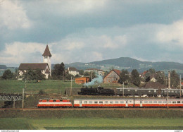 Wetzikon Dampfzug Mit Lok A 3/5 705 (1904) - Trenes