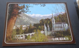 Lourdes - La Basilique Et Le Pic Du Jer - Edlux, A. Doucet Et Fils, Lourdes - Lourdes