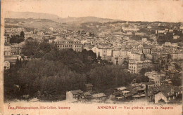 N°3495 W -cpa Annonay -vue Générale Prise De Naquette- - Annonay