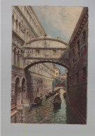 CPA - Italie - Venezia - Ponte Dei Sospiri (Illustration) - Circulée En 1924 - Venezia