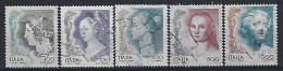 Italy 1998  Die Frau In Der Kunst  (o) Mi.2579-2583 - 1991-00: Usados