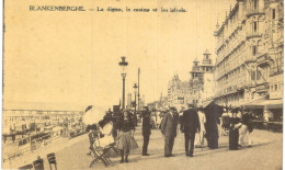 Blankenberghe  La Digue Le Casino Et Les Hotêls - Blankenberge