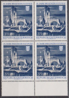1970 , Mi 1334 ** (4) -  4er Block Postfrisch - 25 Jahre Bregenzer Festspiele - Ongebruikt