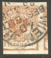 XW01-3090 Austria 1890 Newspaper Journaux 1 Kreuzer Brown - Giornali