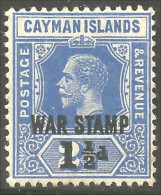 XW01-3084 Cayman George V War Stamp Timbre De Guerre MNH ** Neuf SC - Kaaiman Eilanden