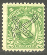 XW01-3077 USA Philippines Jose Rizal Airplane Avion Surcharge No Gum - Vliegtuigen