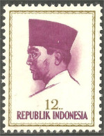 XW01-3049 USA Indonesia President Sokarno MLH * Neuf Trace Charnière - Indonesia