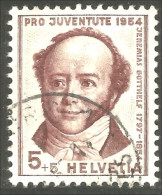 XW01-3047 Suisse Jeremias Gotthelf Ecrivain Writer - Used Stamps