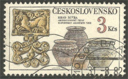 XW01-3011 Ceskoslovensko Pottery Poterie Locker Heurtoir Metal - Otros & Sin Clasificación