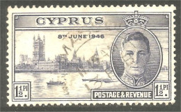 XW01-3005 Cyprus 1946 Victory George VI - Königshäuser, Adel