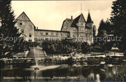 72435582 Schierke Harz FDGB Ferienheim Hermann Gieseler Schierke - Schierke